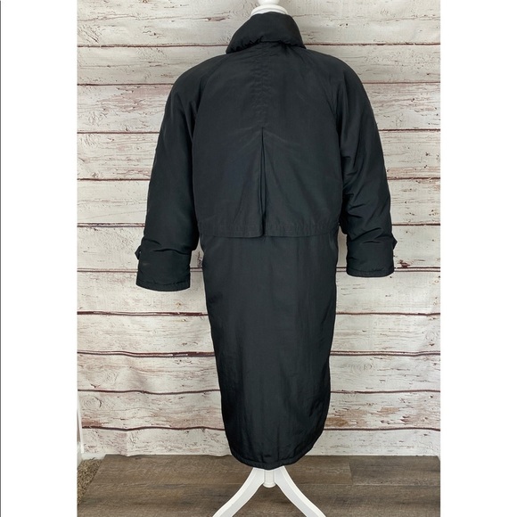 Cyclone Black Trench Puffer Jacket - Picture 6 of 12